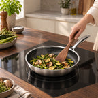 PFAS- and PTFE-Free Hybrid Stainless Steel Non-Stick Frying Pan – 24 cm, 28 cm or 30 cm