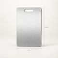 Stainless Steel Cutting Board – Double-Sided Kitchen Chopping Board