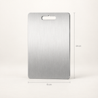 Stainless Steel Cutting Board – Double-Sided Kitchen Chopping Board