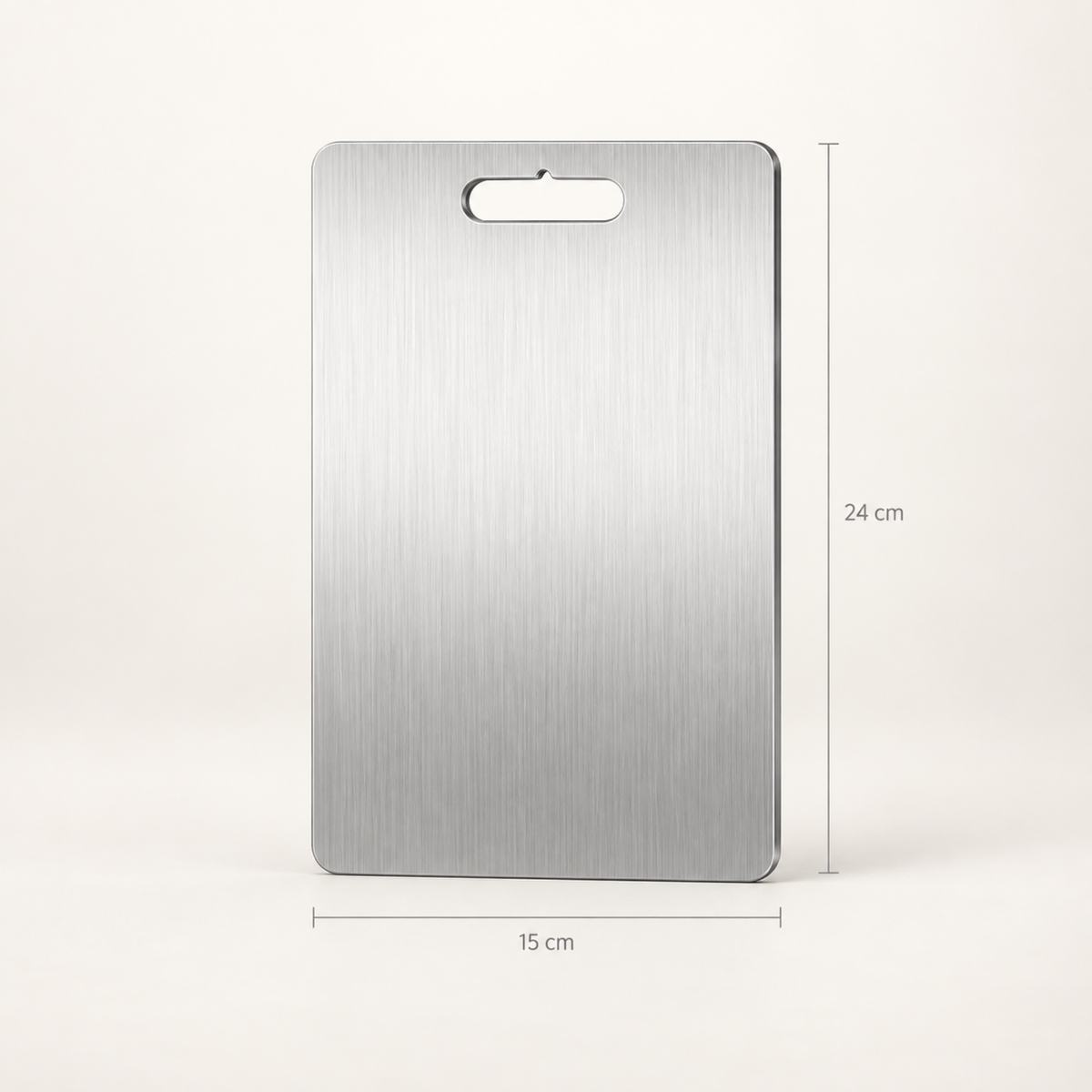 Stainless Steel Cutting Board – Double-Sided Kitchen Chopping Board