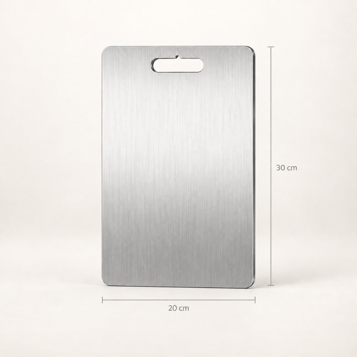 Stainless Steel Cutting Board – Double-Sided Kitchen Chopping Board